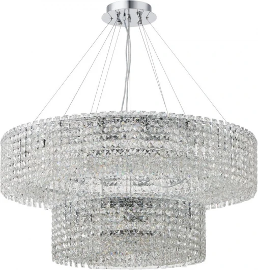 2179/09/26P Подвесная большая люстра хрустальная Stilfort Delone 2179/09/26P (220V, на тросе)