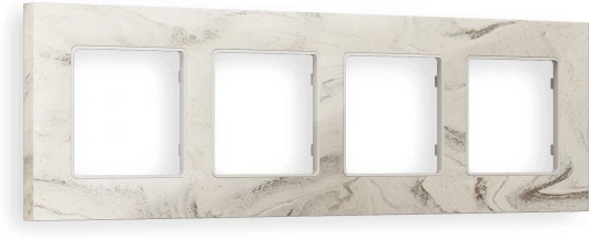 AF930604 Рамка Ambrella Volt ALFA Grand (Серо-бежевый мрамор) 4-ая AF930604