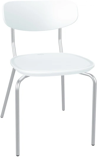 7229537211 Стул SHT-S85М-2 белый/хром лак Sheffilton 7229537211