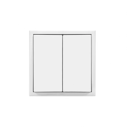 GAL001351 Выключатель двухклавишный (лотос) Systeme Electric GAL001351