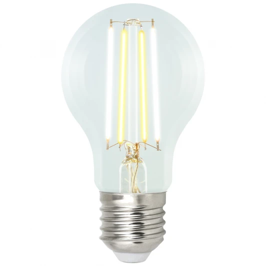 LED-A60-7W/SW/E27/230V/WF/CL GLS81TR Умная лампа светодиодная Wi-Fi Bluetooth, диммируемая, прозрачная 2700-6500K, Голосовое управление приложение UnielSmart Uniel LED-A60-7W/SW/E27/230V/WF/CL GLS81TR