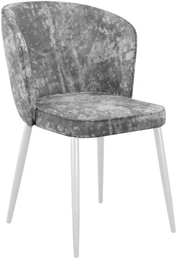 00-00073759 Стул DikLine 347 M13 светло-серый, ножки белые арт.00-00073759