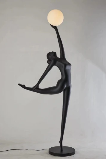 F2724-01 Торшер Alfa Light F2724-01 (220V, шар, фигура человека)