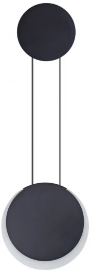 5636/12WL Настенный светильник Lumion Arda 5636/12WL LEDIO LN23 040 черный LED 12W 3000K 370Лм 220V (круглые)