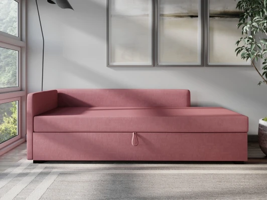 2211251 Диван-кровать Arsko Велес Угол левый велюр коралловый