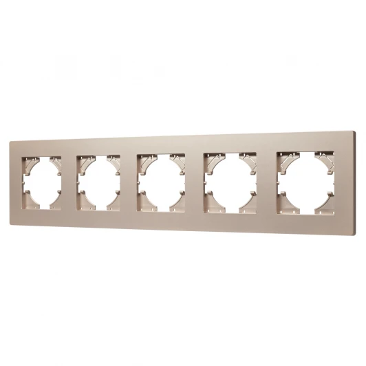 049765 Рамка пластиковая FRM-PERIO-PL-5-GD (Arlight) 049765