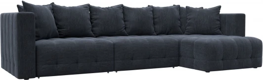 128829 Диван угловой Лига-052 НПБ Лонг угол универсальный Лига Диванов (Шенилл) арт.128829