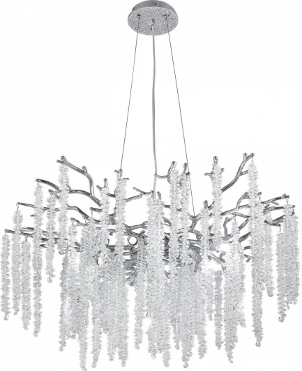 23110.760.10.E14.A CR Подвесная люстра хрустальная Arte Milano Milano-1 23110.760.10.E14.A CR (220V, на тросе)