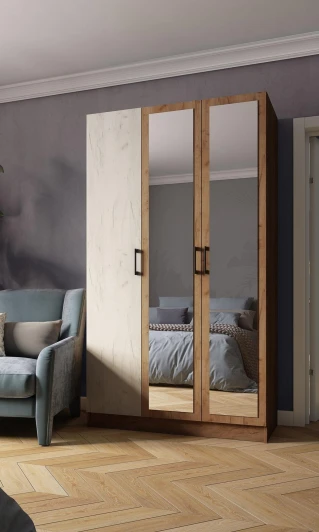 00-00129299 Шкаф ТЭКС Вегас 120, дуб крафт табачный