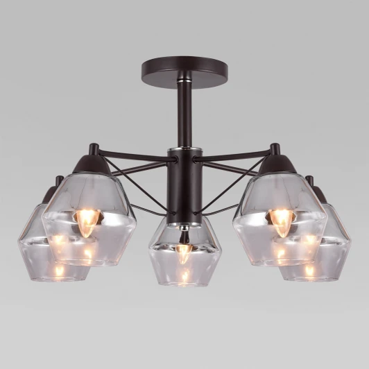 70135/5 Потолочная люстра на штанге Takara 70135/5 кофе (220V)