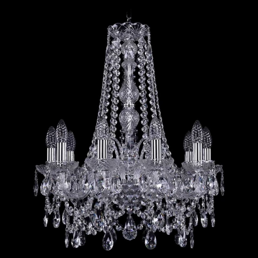 1411/10/160/h-64 Ni Подвесная люстра Bohemia 1411 1411/10/160/h-64/Ni