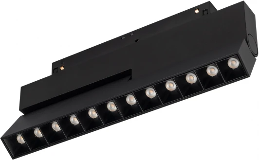 034643(1) Трековый светильник светодиодный MAG-ORIENT-LASER-FOLD-S230-12W Warm3000 (BK, 30 deg, 48V) (Arlight, IP20 Металл, 3 года) 034643(1)