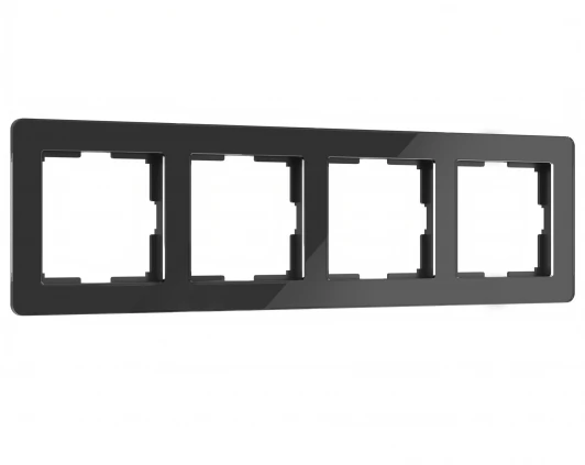W0042708 Рамка на 4 поста Acrylic (черный) Werkel W0042708 (a062133)