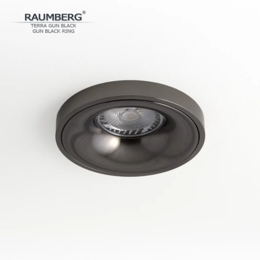 TerraGBk\GBk Встраиваемый светильник RaumbergTerra GBk\GBk Gun Black\Gun Black