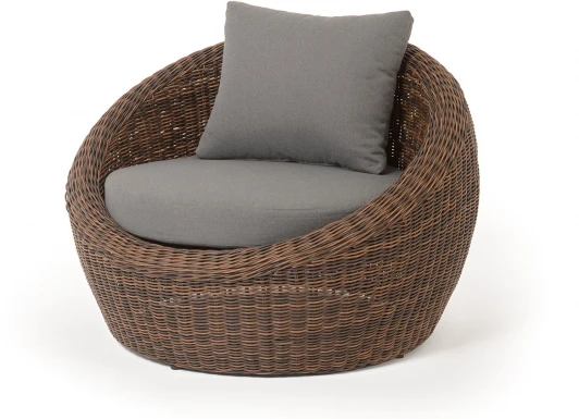 YH-C1093W brown "Барселона" кресло из искусственного ротанга, цвет коричневый 4SIS арт.УТ-00009400