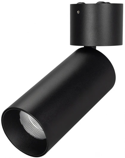 027524 Светильник SP-POLO-SURFACE-FLAP-R65-8W Day4000 (BK-BK, 40 deg) (IP20 Металл) 027524