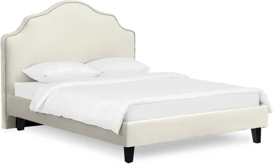 663252 Кровать Queen II Victoria L 1600 ОГОГО (арт.663252), (Ткань/Бежевый)