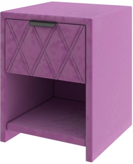 2028032 PROxSON Тумба Side (Ткань: Велюр Shaggy Wine) 44x45