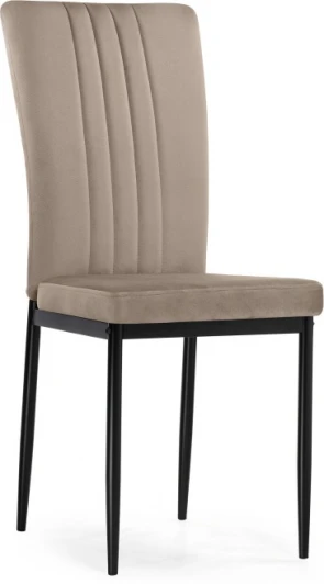 15640 Стул на металлокаркасе Woodville Rek cappuccino / black