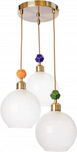PND05AB03.01AB33.13WH.K03 Подвесной светильник 33 ИДЕИ PND05AB03.01AB33.13WH.K03 (220V, на проводе, шарики, круглые)