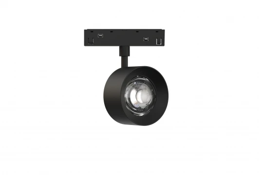 SY-LINK-BL-10-RBW Трековый светильник магнитный, светодиодный, с радужной линзой 10W 48V Φ81*93, 3000К, черный Lumker SY-LINK SY-LINK-BL-10-RBW