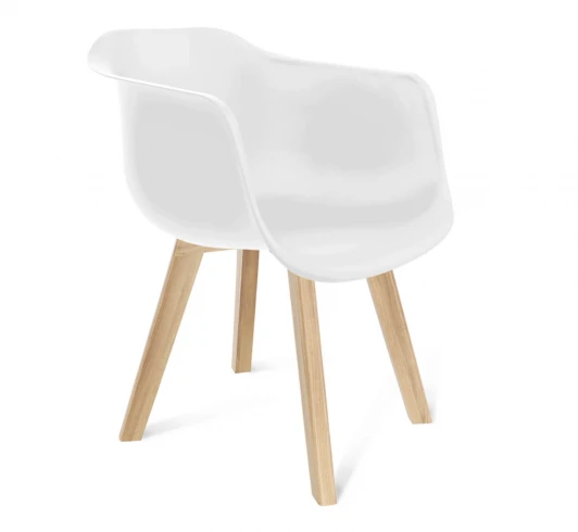 9604099001 Стул Sheffilton SHT-ST31/S183 Белый/прозрачный лак 9604099001