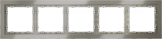 VLS110504 Рамка на 5 постов (шелк, стекло) Voltum S70 VLS110504