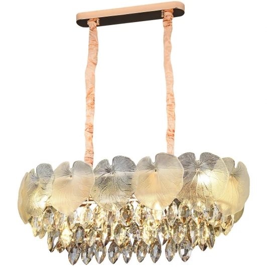 IL5106-12PLDI-39 GD Подвесная люстра хрустальная ILLUMICO IL5106-12PLDI-39 GD