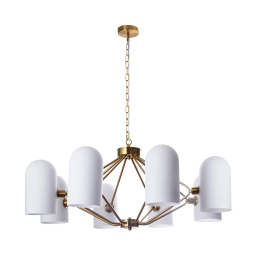 A5454LM-8PB Подвесная люстра Arte Lamp Cassel A5454LM-8PB (220V, на цепи)