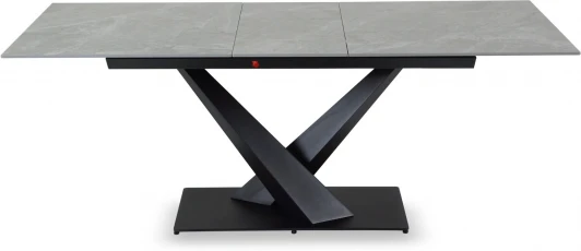 926792 Раздвижной обеденный стол Montel ОГОГО Обстановочка! (Керамика/Серый,Черный) арт.926792