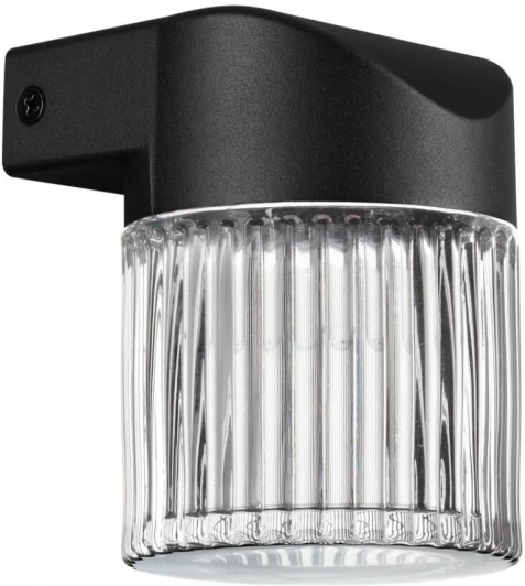 359291 Настенный светильник уличный Novotech Estima 359291 STREET черный IP65 LED 7W 4000K 220V (круглые)