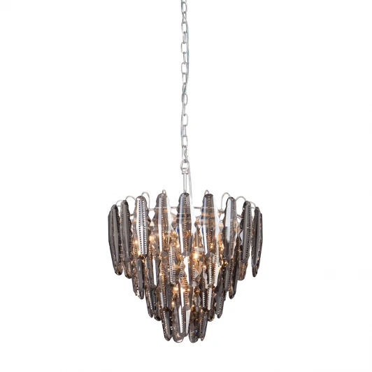 V5349-9/6+1 Подвесная люстра каскадная Vitaluce V5349-9/6+1 (220V, хрусталь, на цепи)