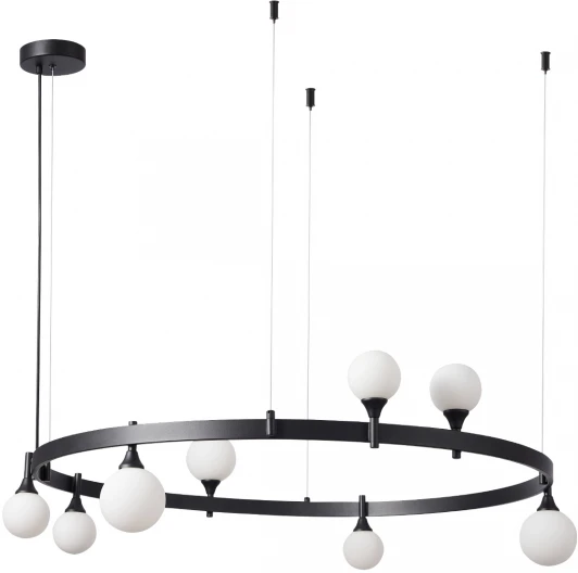 07808-8,19 Подвесной светильник Kink Light Бьянки 07808-8,19 (LED, 220V, на тросе, шарики, кольцо)