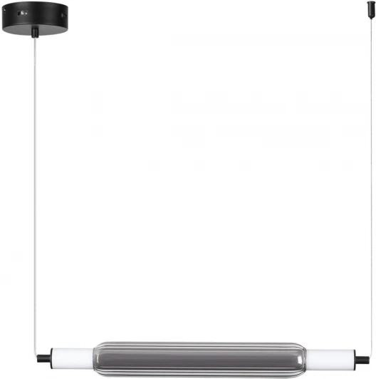 6556/15L Подвесной светильник светодиодный Lumion Trendy 6556/15L черный/дымчатый/металл/акрил, стекло LED 15W 4000К 220V (на проводе)