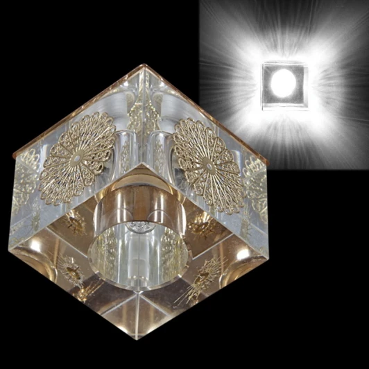 131019/CT G9 GD/CL Встраиваемый точечный светильник Sneha 131019/CT G9 GD/CL (220V)