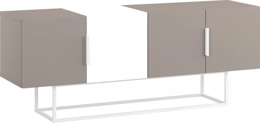 LEV00488 Тумба под ТВ TONTINI TV STAND LEVE (ЛДСП,Дерево,ЛДСП/Белый,Бежевый) арт.LEV00488