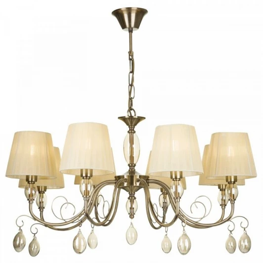 FR2004PL-08BZ Подвесная люстра Freya Peta FR2004PL-08BZ