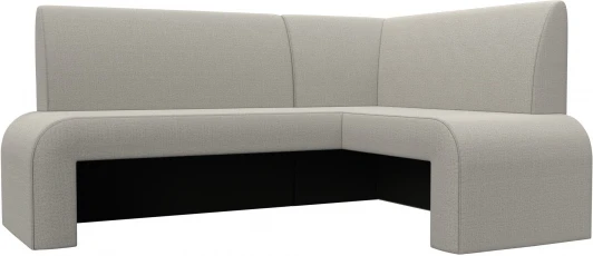 126134 Диван кухонный угловой Кармен правый угол (Бежевый/Рогожка) Лига Диванов арт.126134