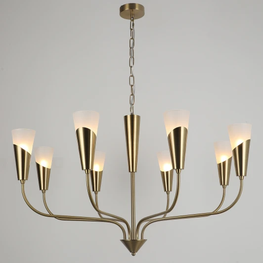 IL0459-8P-79 BRASS Подвесная люстра ILLUMICO IL0459-8P-79 BRASS