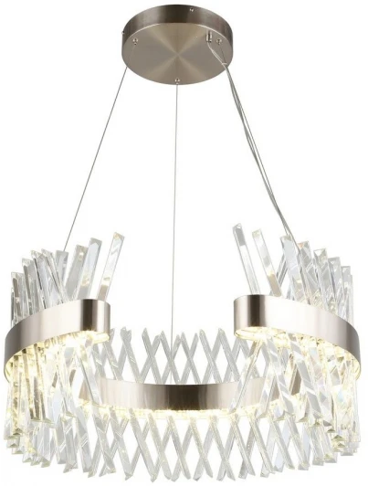 OML-99913-62 Подвесная люстра Omnilux Strasatti OML-99913-62 (LED, 220V, хрусталь, на тросе, круглые)