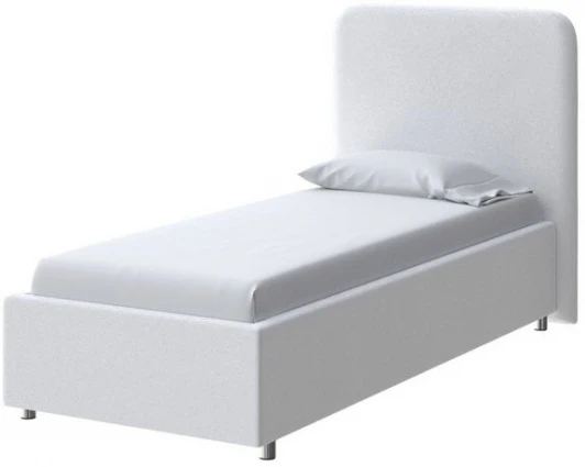 2024824 PROxSON Кровать Олаф (Ткань: Велюр Teddy Снежный) 90x200