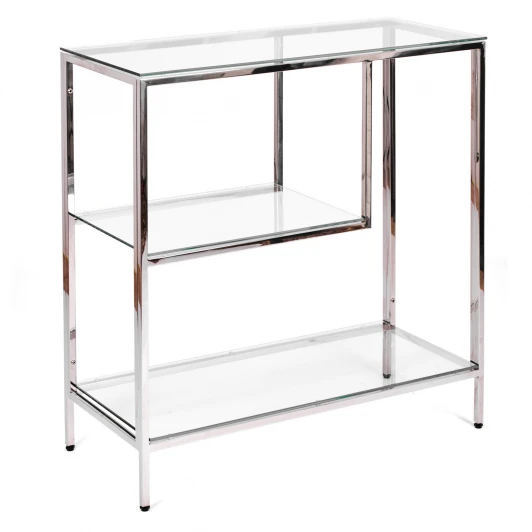 2043-CS clear Консольный стол AllConsoles 2043-CS clear зеркальный хром