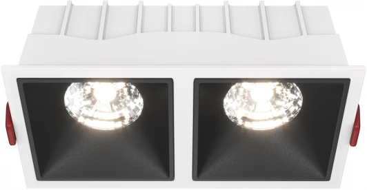 DL043-02-15W4K-D-SQ-WB Встраиваемый светильник Alfa LED 4000K 2x15Вт 36° Dim Triac Maytoni Technical DL043-02-15W4K-D-SQ-WB (220V)