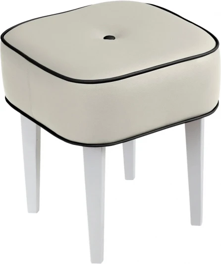 686584 Табурет Handy SQ ОГОГО (арт.686584), (Ткань/Белый)