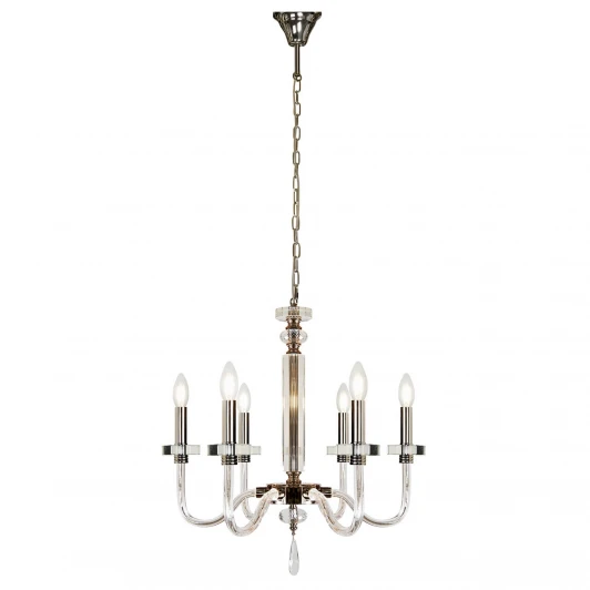 P9474-6 Nickel Подвесная люстра iLamp Vibe P9474-6 Nickel