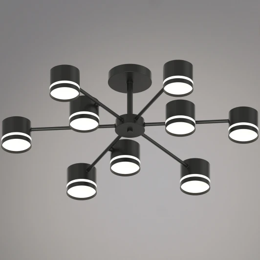 89730-0.3-09 GX53 BK Потолочная люстра на штанге Reluce 89730-0.3-09 GX53 BK