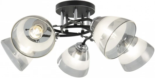327685/5A BK+CR Потолочная люстра на штанге Arte Milano AMALFI-327685 327685/5A BK+CR (220V)