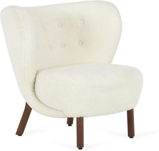 832464 Кресло Lounge Wood ОГОГО (арт.832464), (Искусственный мех)