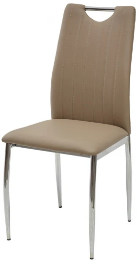 XS999654 Обеденный стул M-City COMFORT 999 PU#654 серо-коричневый, экокожа