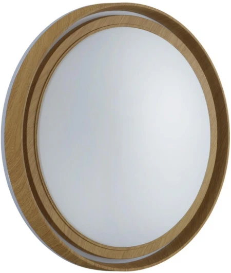 7640/AL Настенно-потолочный светильник Sonex Rux Wood 7640/AL BASICA SN пластик/корич. под дер. LED 18Вт 4000K D295 IP43 (220V, круглые)